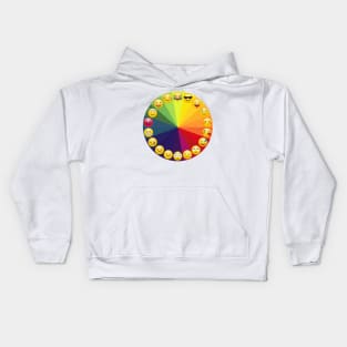 Wheel of Emotions Kids Hoodie